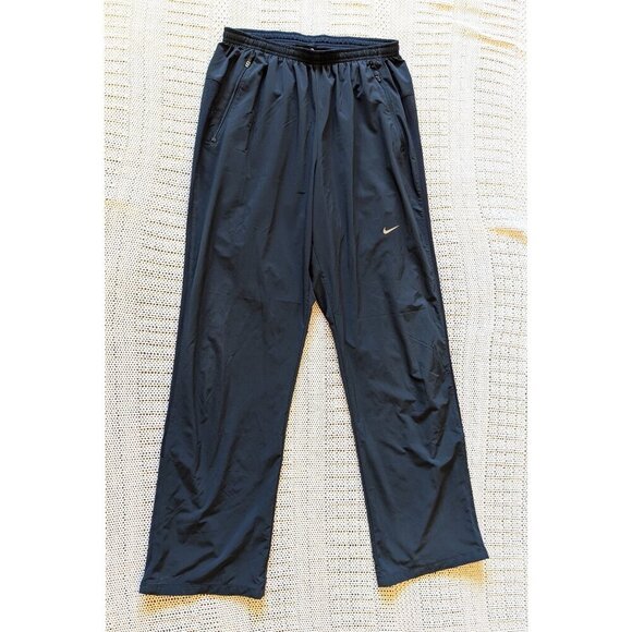 NIKE Men's Sweatpants Size Large Zipper Pockets Elastic Waist 640111-475 Outdoor - Picture 1 of 11
